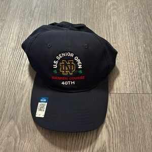 Notre Dame US Senior Open 40th Anniversary Baseball Hat New